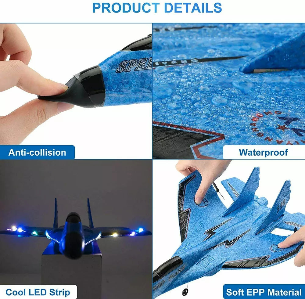 Remote Control Airplane Toy 2.4G With Battery