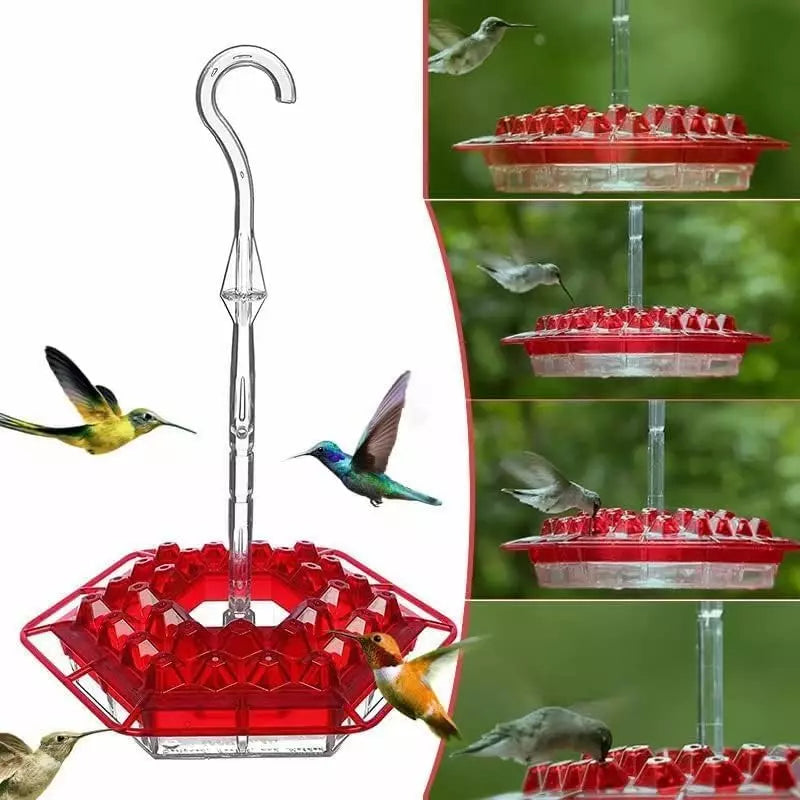 Mary’s NJ-1 Hummingbird Feeder – 30 Port Easy-Clean Hanging Feeder