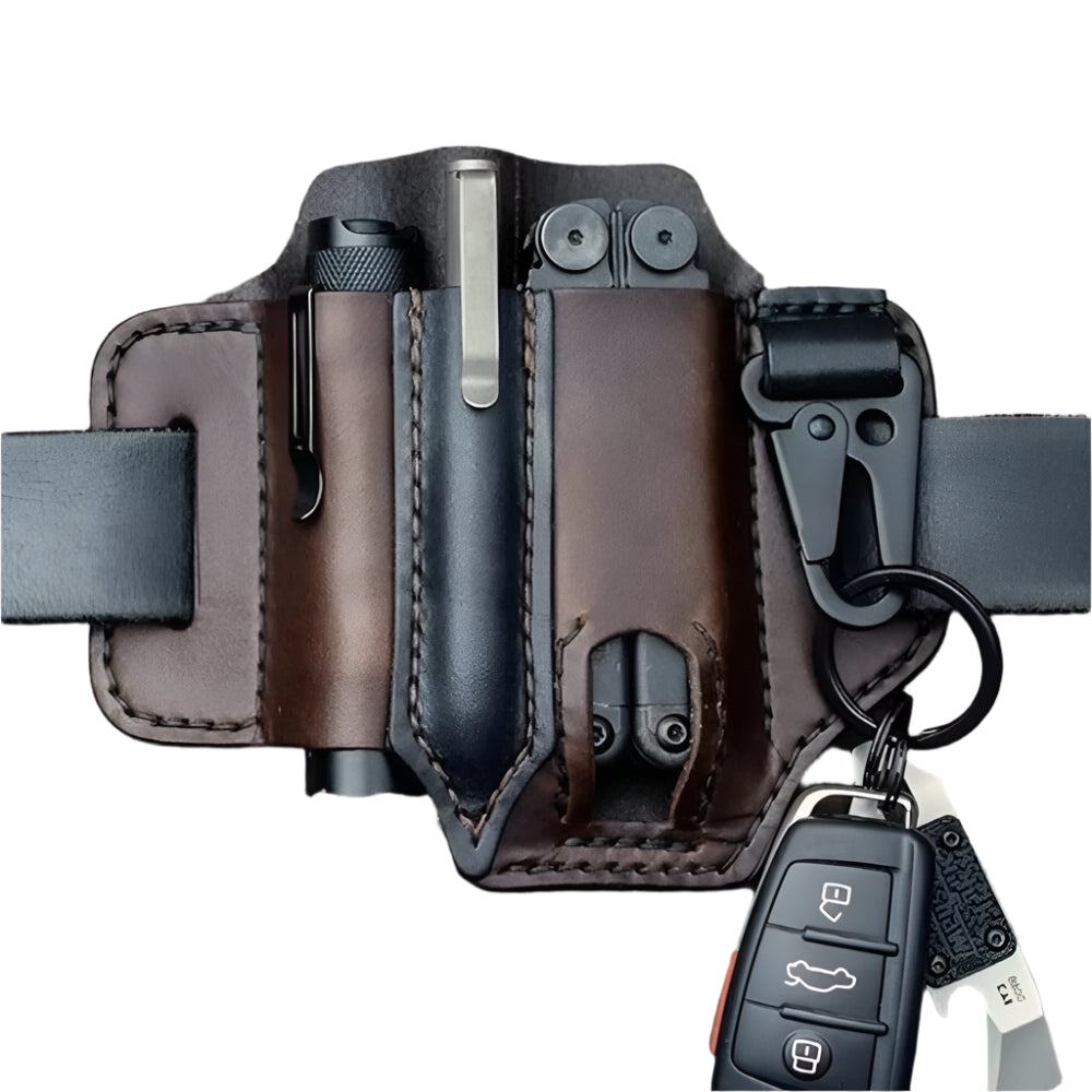 Tactical Multi Tool Belt Leather Bag