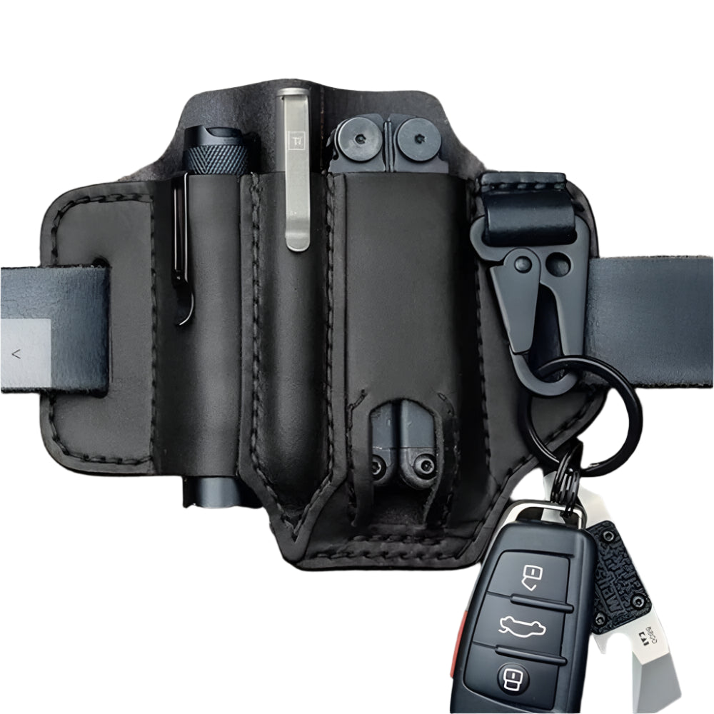Tactical Multi Tool Belt Leather Bag