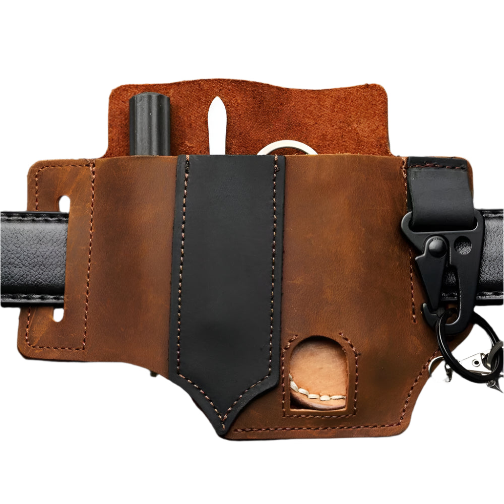 Tactical Multi Tool Belt Leather Bag