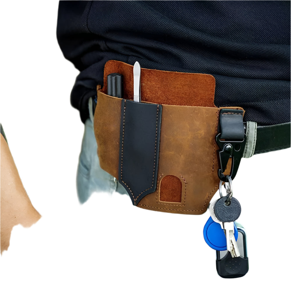 Tactical Multi Tool Belt Leather Bag