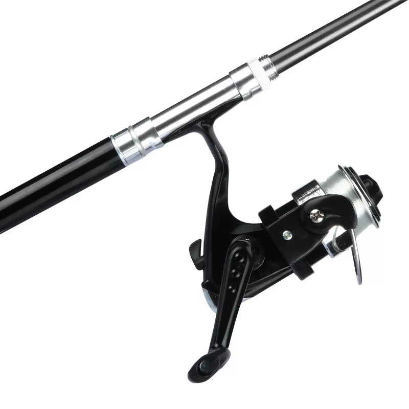 Pocket Size Fishing Rod Black