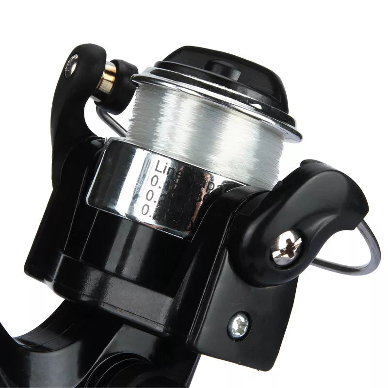 Pocket Size Fishing Rod Black