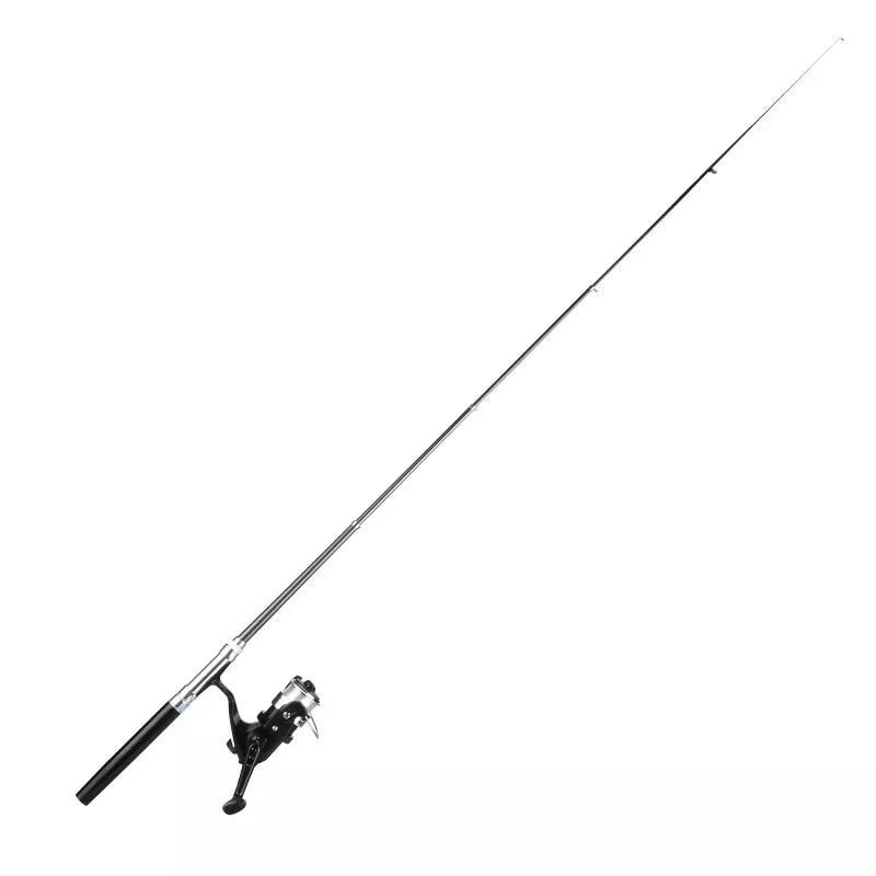 Pocket Size Fishing Rod Black