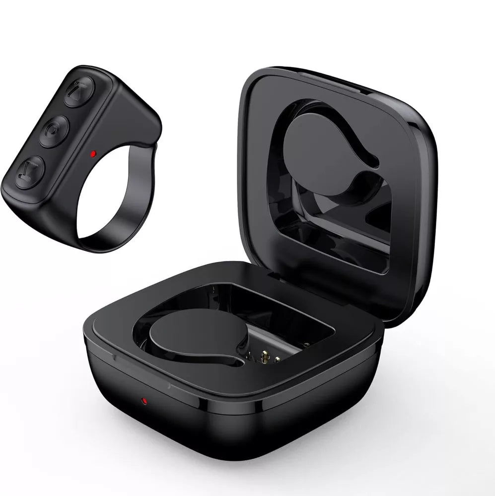 Bluetooth TikTok Smart Scrolling Ring – Hands-Free Phone Control
