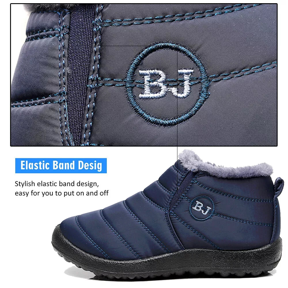 Waterproof Winter Slip-On Boots Snow Shoes