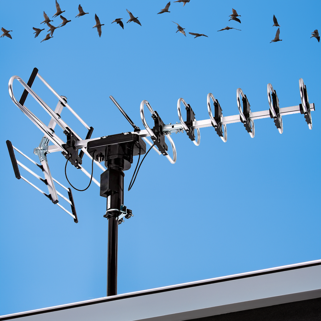 200+ Mile Outdoor HD TV Antenna UHF VHF 4k