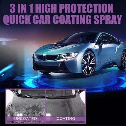 3 in 1 High Protection Quick Car Coating Spray 100ml (3 pcs)