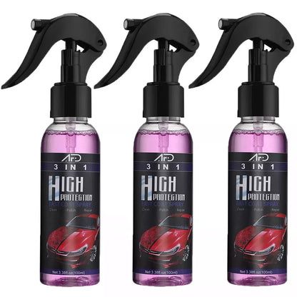 3 in 1 High Protection Quick Car Coating Spray 100ml (3 pcs)