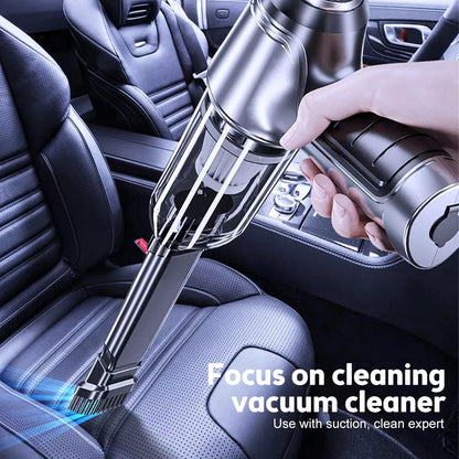 Cordless Car Vacuum Cleaner – High-Power Suction & USB Charging