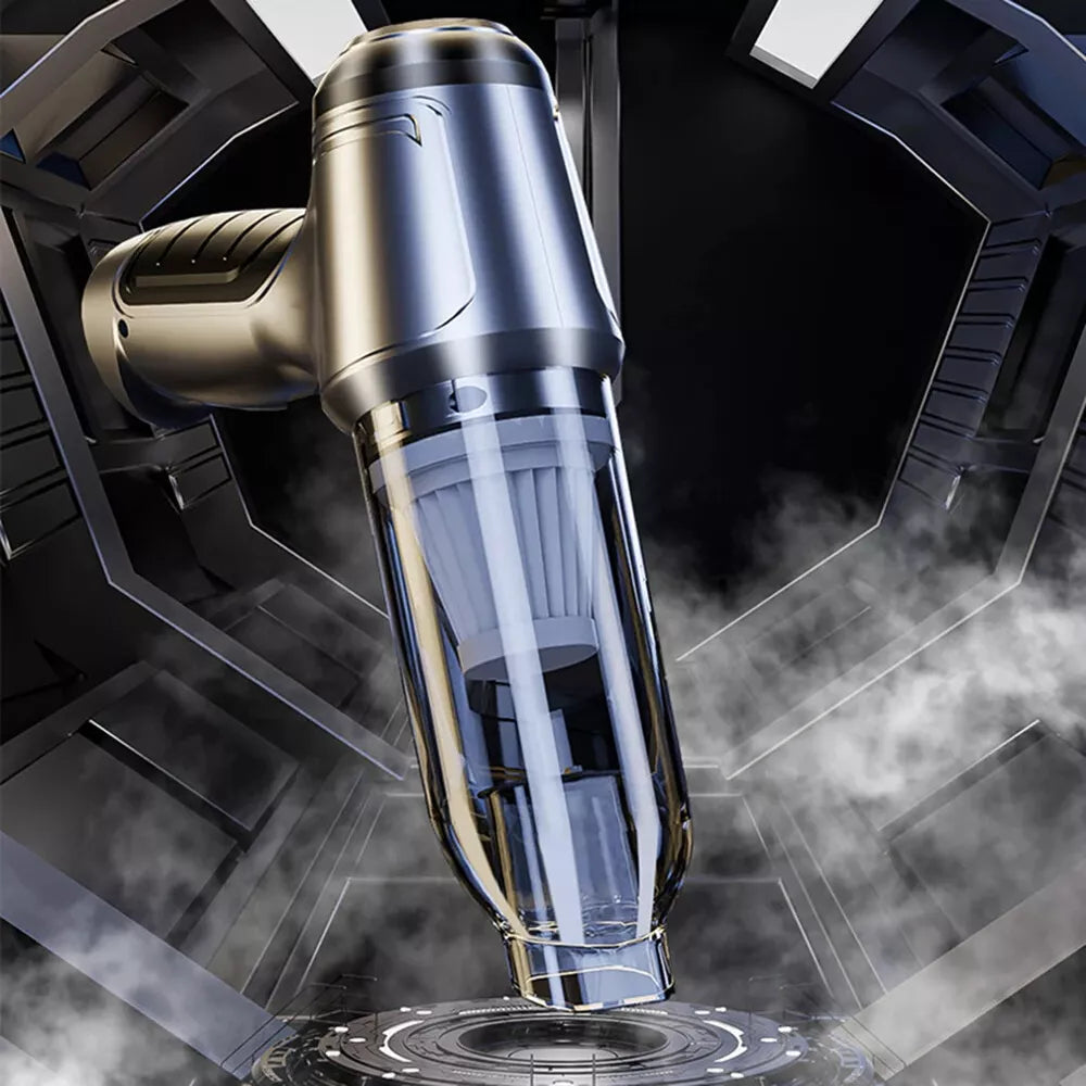 Cordless Car Vacuum Cleaner – High-Power Suction & USB Charging