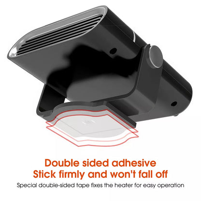 Portable Car Heater | Versatile 4-in-1 Fan for Heating, Cooling, and Defrosting Windshields - 12V connection