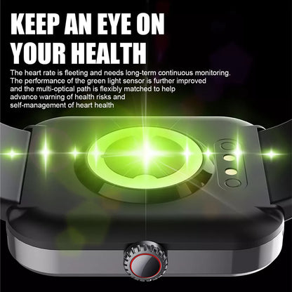 Smartwatch with 1.91” HD Display – Fitness, Health & Bluetooth Calling