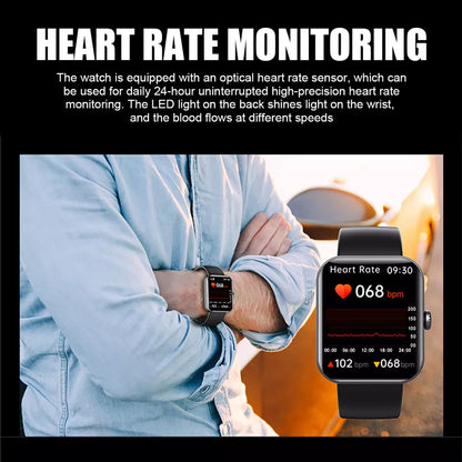 Smartwatch with 1.91” HD Display – Fitness, Health & Bluetooth Calling