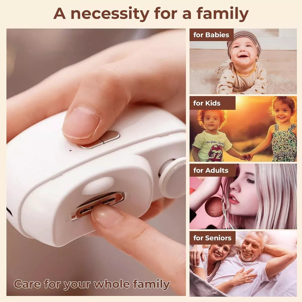 2-in-1 Cordless Nail Clipper
