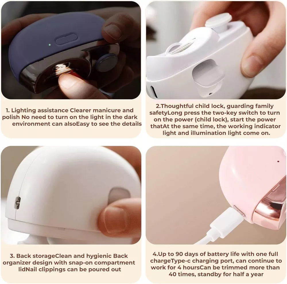 2-in-1 Cordless Nail Clipper