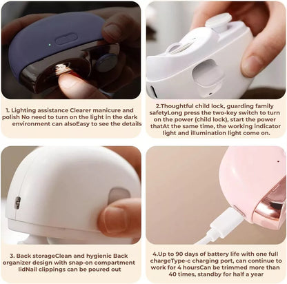 2-in-1 Cordless Nail Clipper