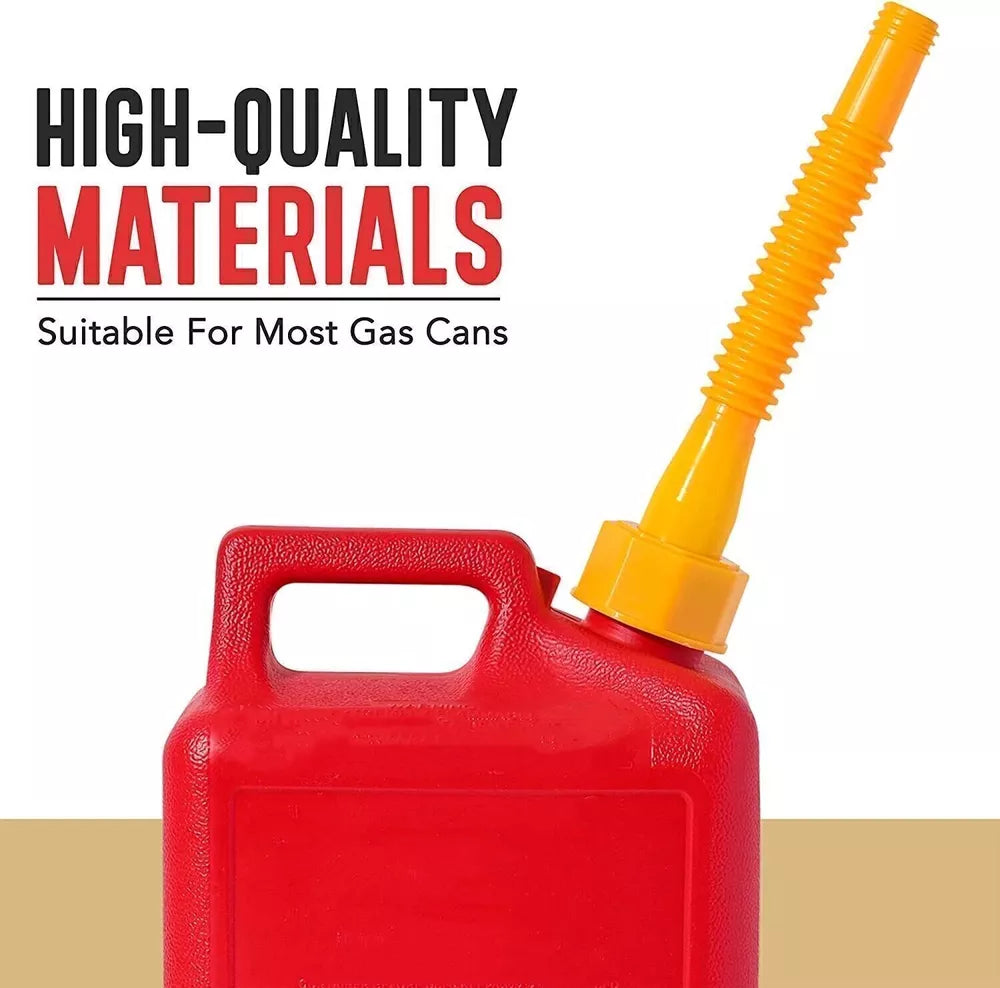 3-Pack Flexible Gas Can Spout Replacement Kit with Vents