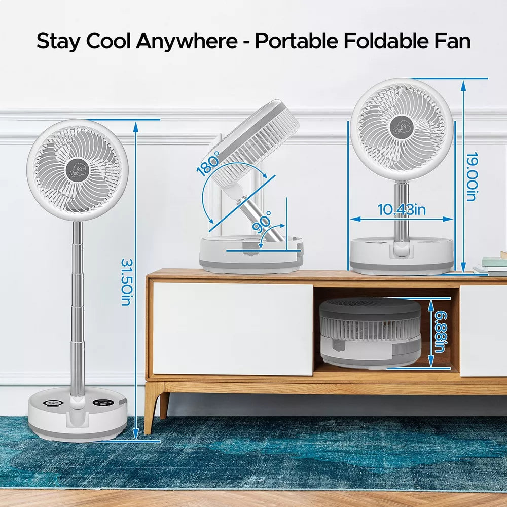 Portable Folding Fan 40000mAh