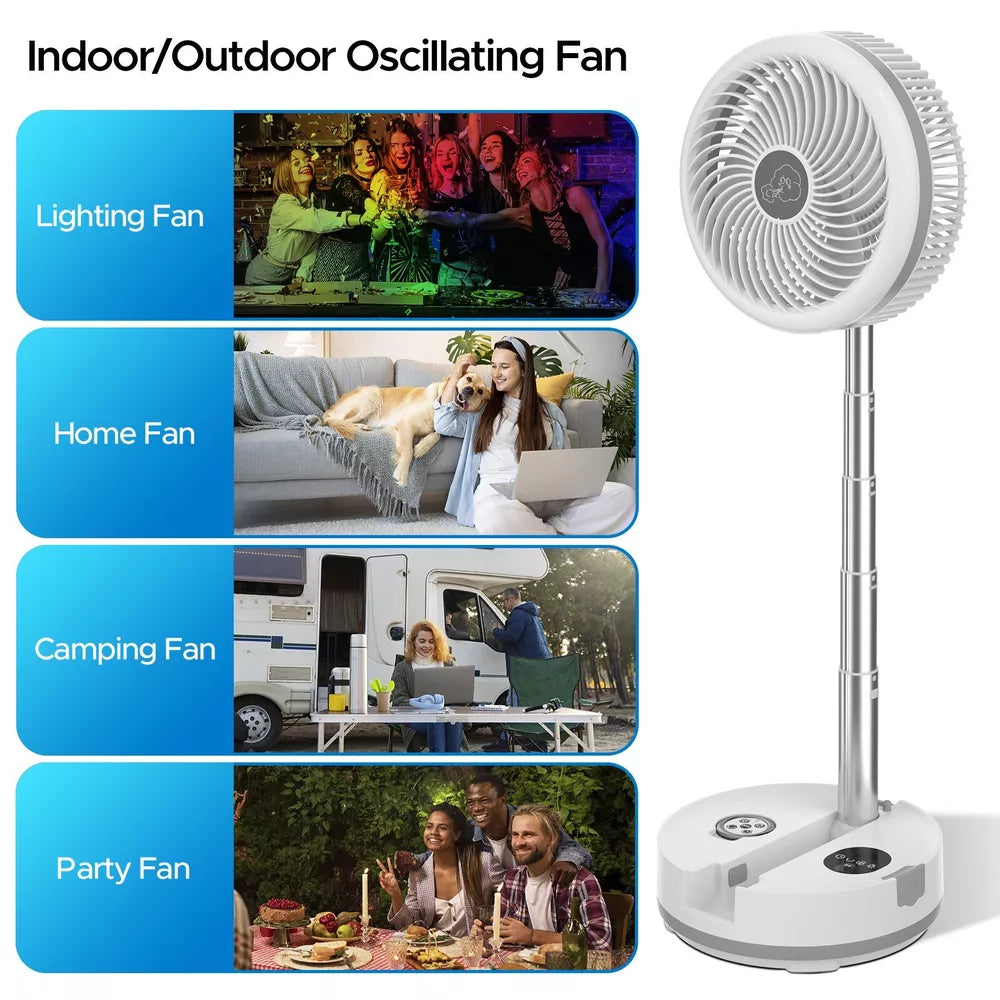 Portable Folding Fan 40000mAh