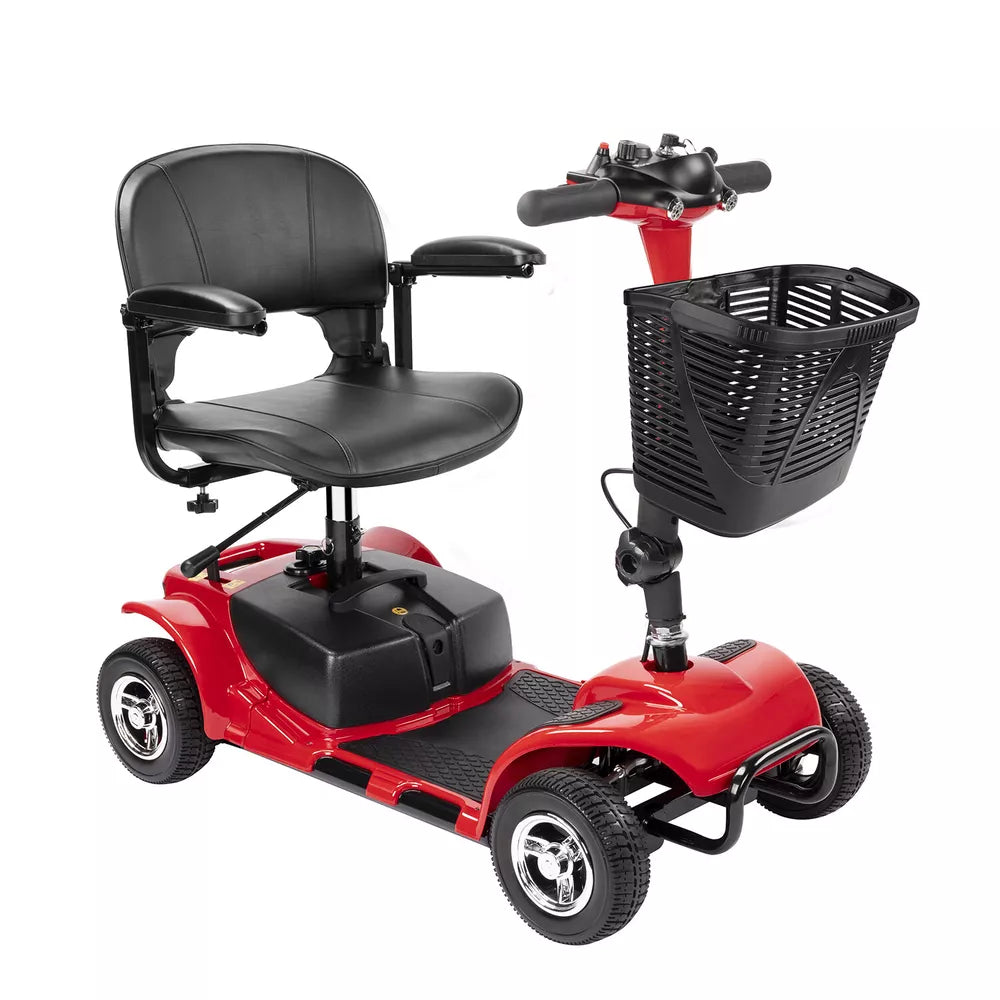 4 Wheel Electric Mobility Scooter Red