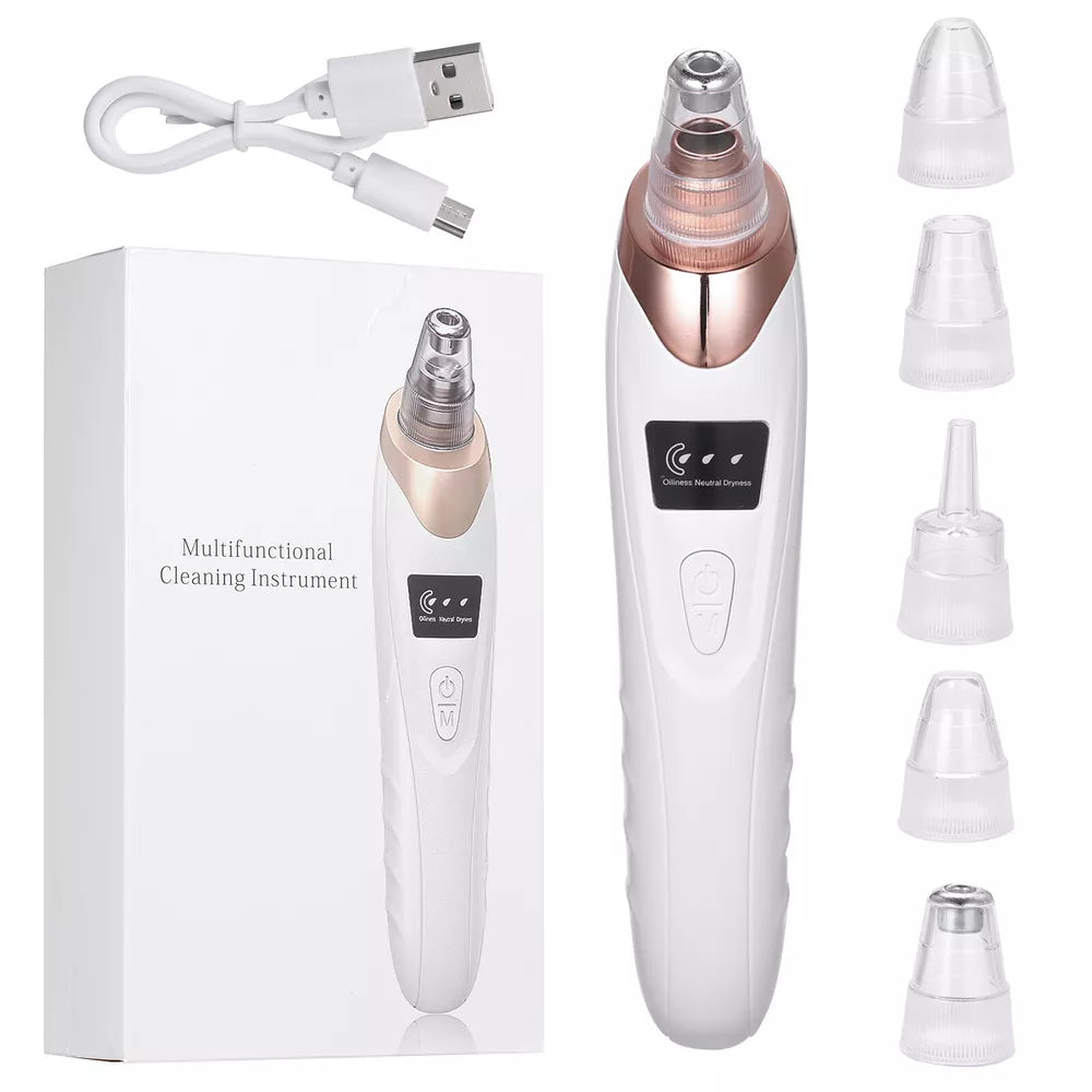 5-in-1 Portable Electric Blackhead Suction Device with 5 T9O8