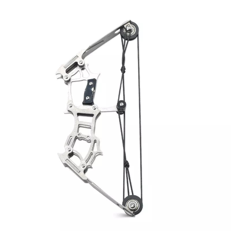 Cosnail Mini Bow and Arrow Set | Mini Stainless Steel Metal Compound Bow and...