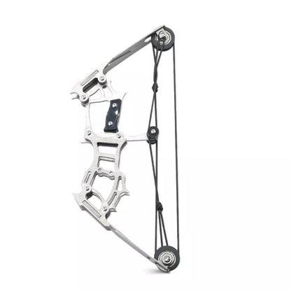 Cosnail Mini Bow and Arrow Set | Mini Stainless Steel Metal Compound Bow and...