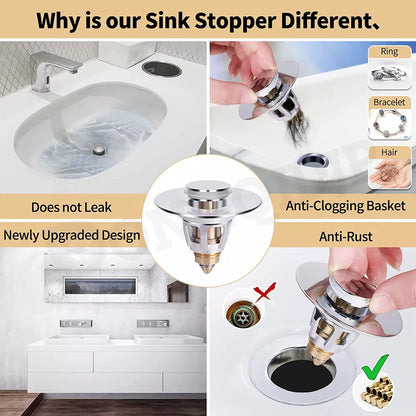 Universal Sink Drain Stoppers