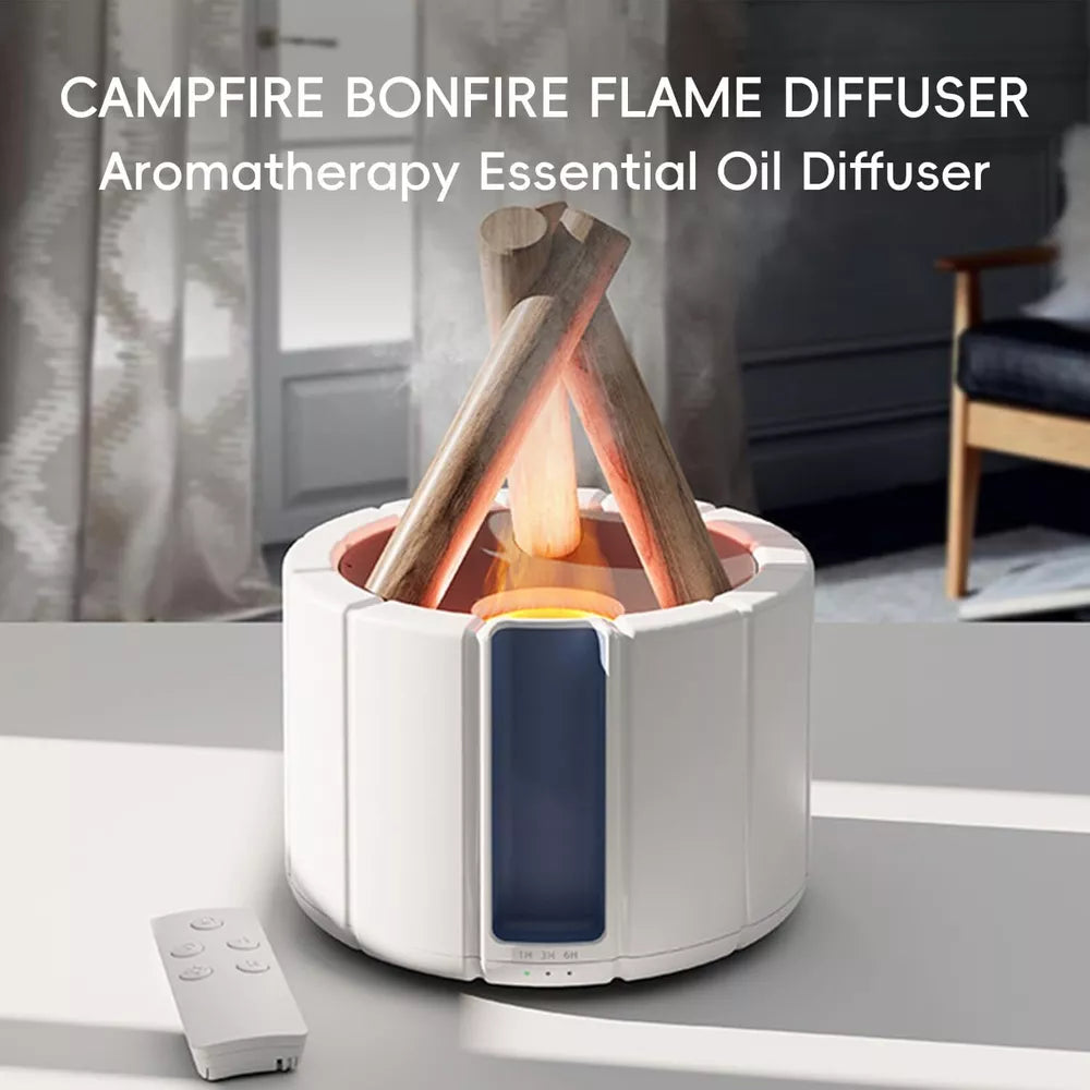 Log Fire Essential Oil Diffuser