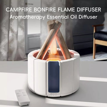 Log Fire Essential Oil Diffuser