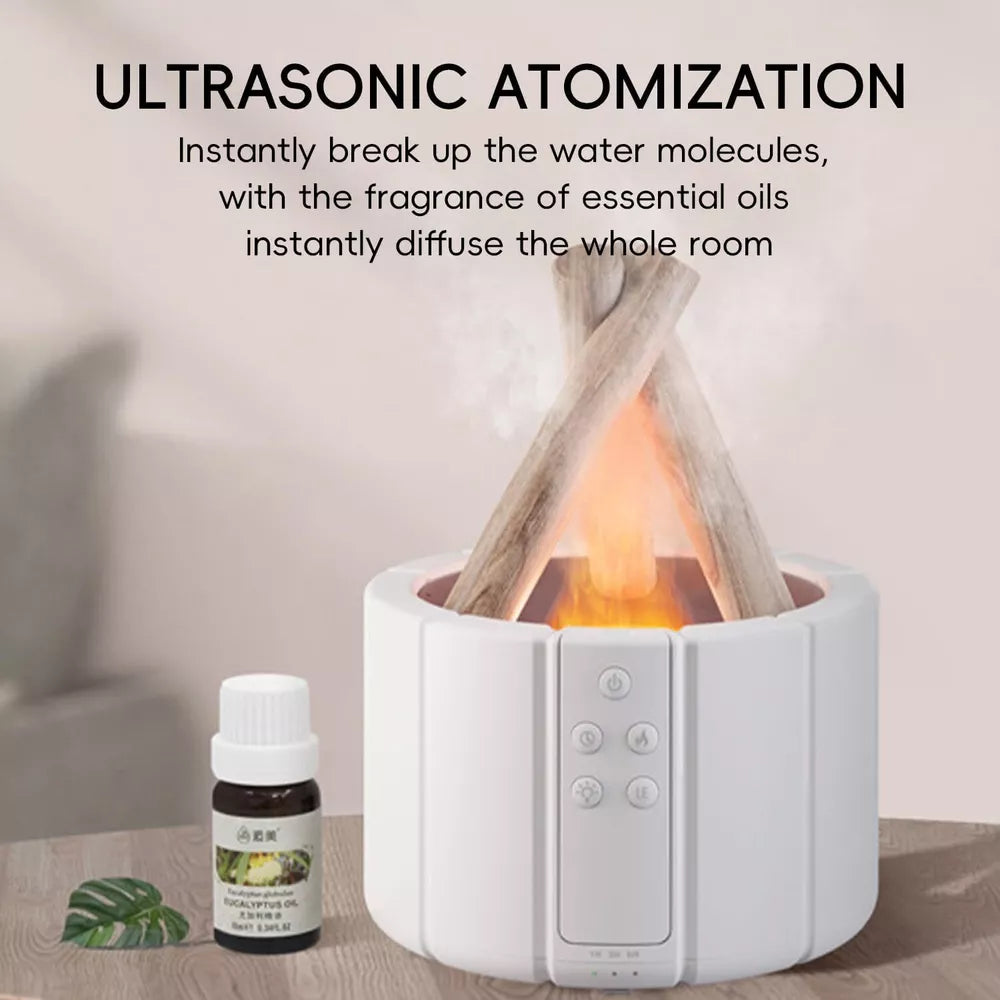 Log Fire Essential Oil Diffuser