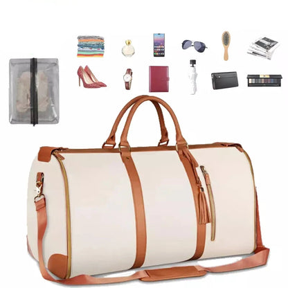 Foldable Travel Bag White