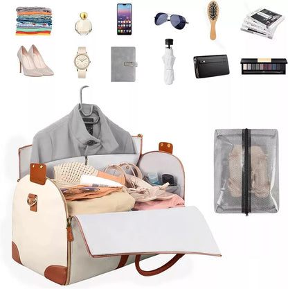 Foldable Travel Bag White