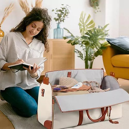 Foldable Travel Bag White