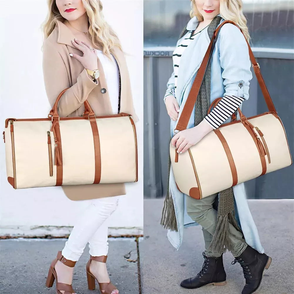 Foldable Travel Bag White