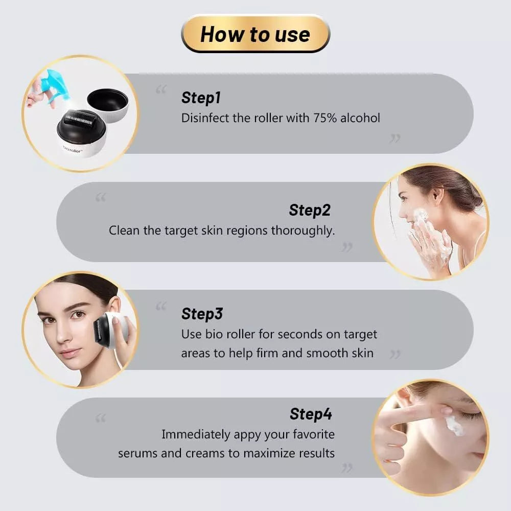 Hair Renewal Roller – 1200 Microneedles for Scalp & Beard Growth