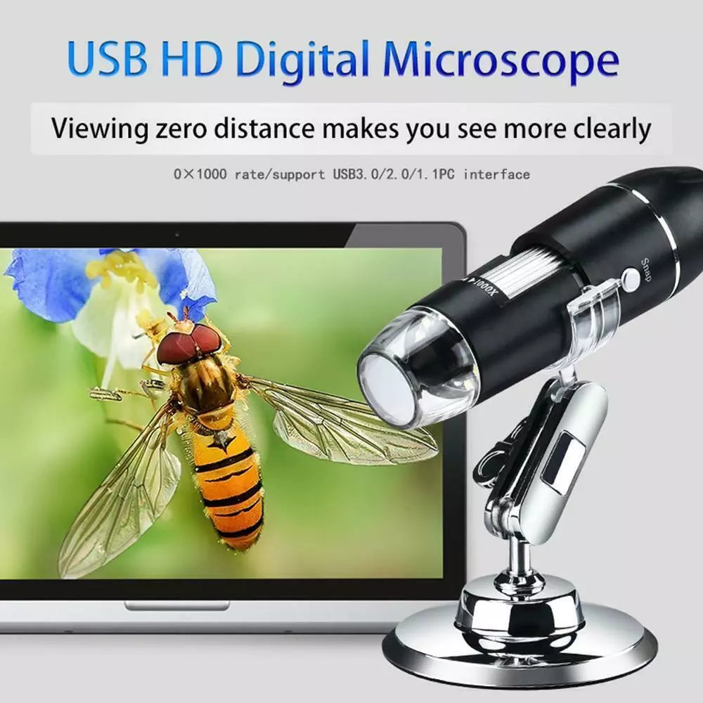 Portable Wireless Digital Microscope X4 Light Control-1600X