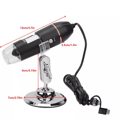 Portable Wireless Digital Microscope X4 Light Control-1600X