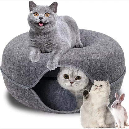 Donut Cat Tunnel Bed