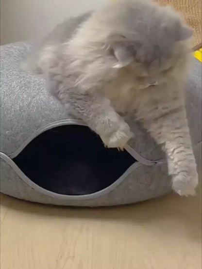 Donut Cat Tunnel Bed