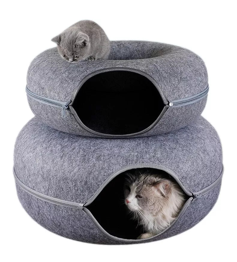 Donut Cat Tunnel Bed