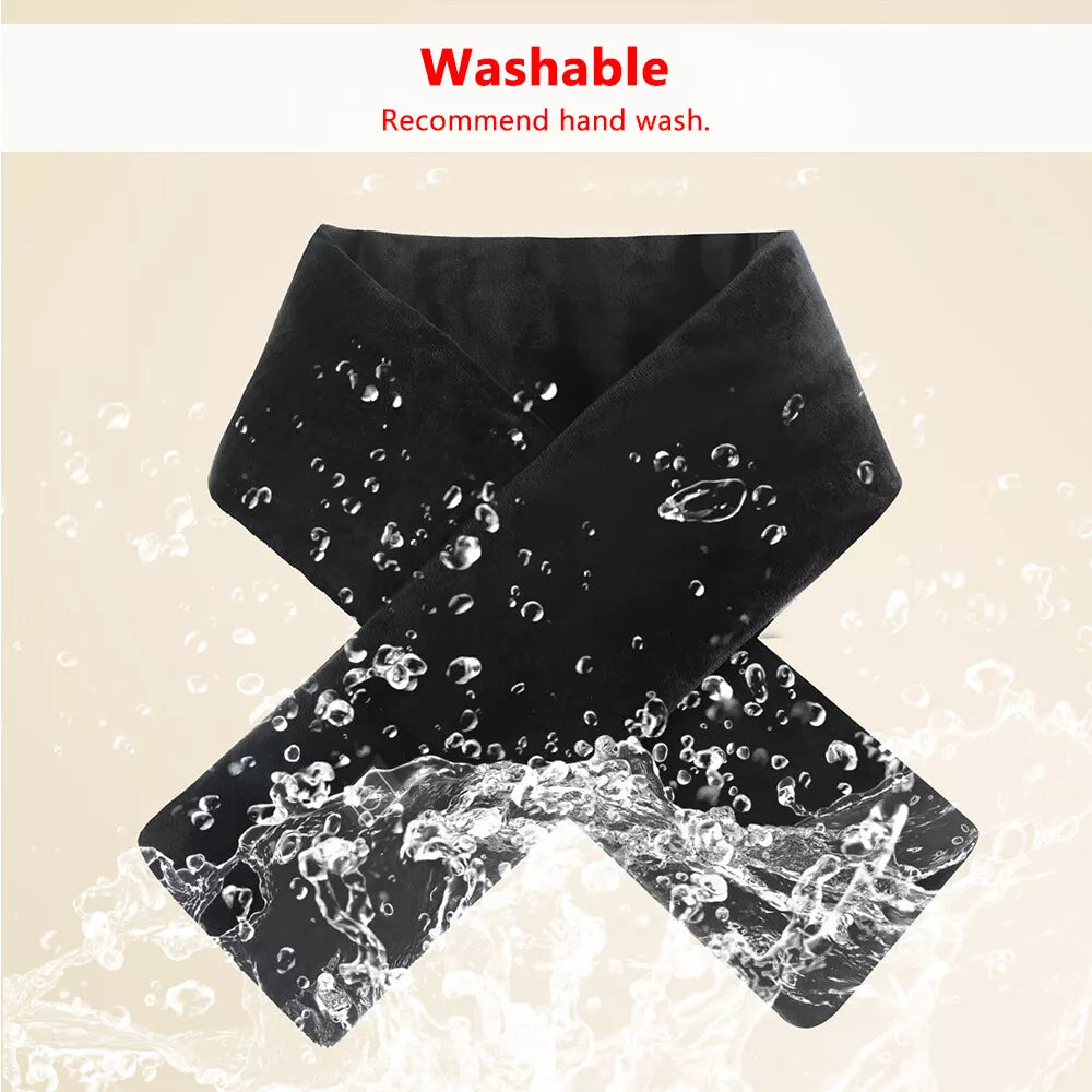 Intelligent Electric Heating Scarf Black & Grey