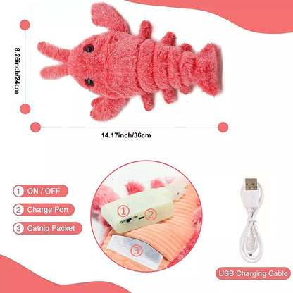 Floppy Lobster Interactive Dog Toy