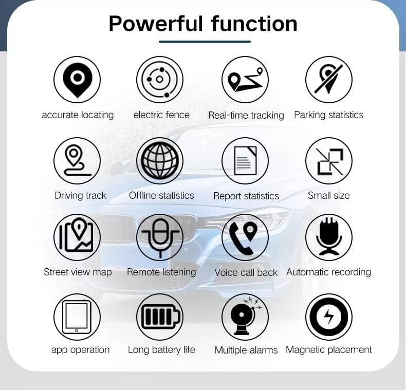 Mini GPS Tracker Strong Magnetic Car Vehicle Tracking Anti-Loss