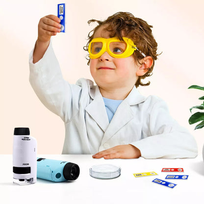 Kid's Portable Pocket Microscope With Adjustable Zoom 60-120x