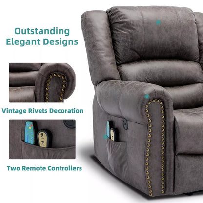 Large Lift Recliner Chair with Heat and Massage