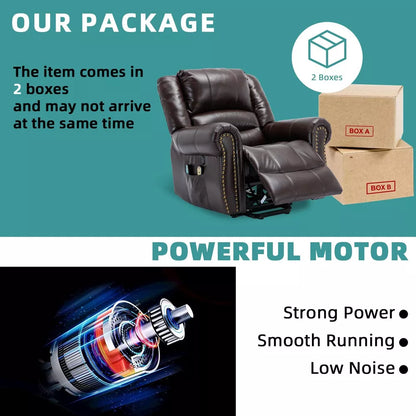 Large Lift Recliner Chair with Heat and Massage