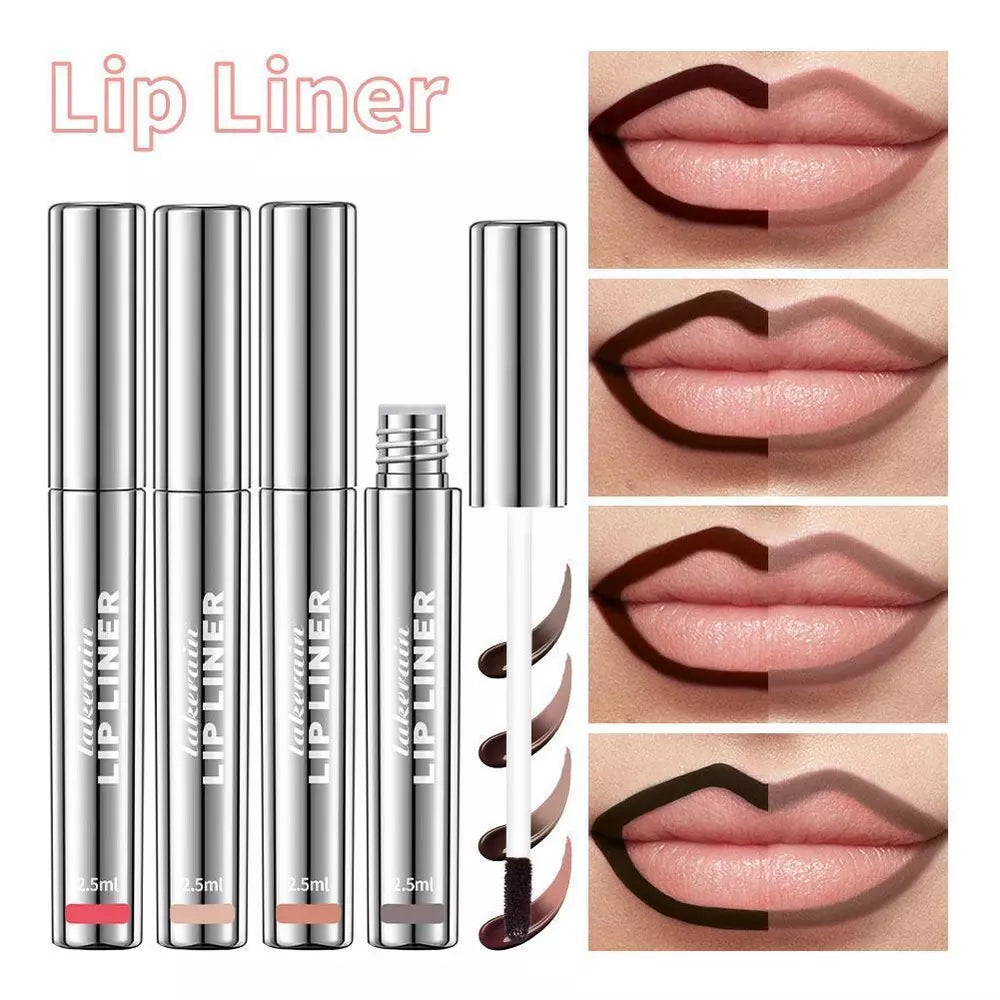 Peel Off Lip Liner Tattoo - Long-Lasting Lip Stain & Easy Peel Off Formula for Lasting Color